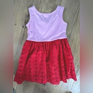 Hanna Anderson US 3T Pink / Red Dress